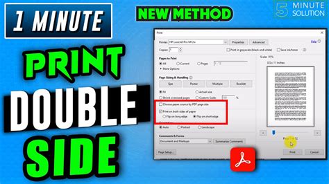 how to print double sided adobe acrobat|How to print a pdf double sided using Adobe Acrobat Pro DC.